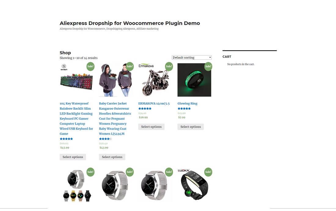 woocommerceのaliexpressドロップシップ