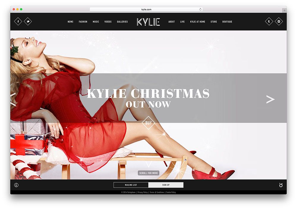 kylie-ünlü-solo-şarkıcı-site kullanan-wordpress