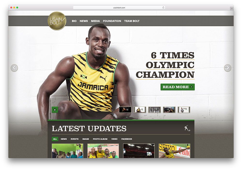 wordpress ile usainbolt-ünlü-atlet-sitesi