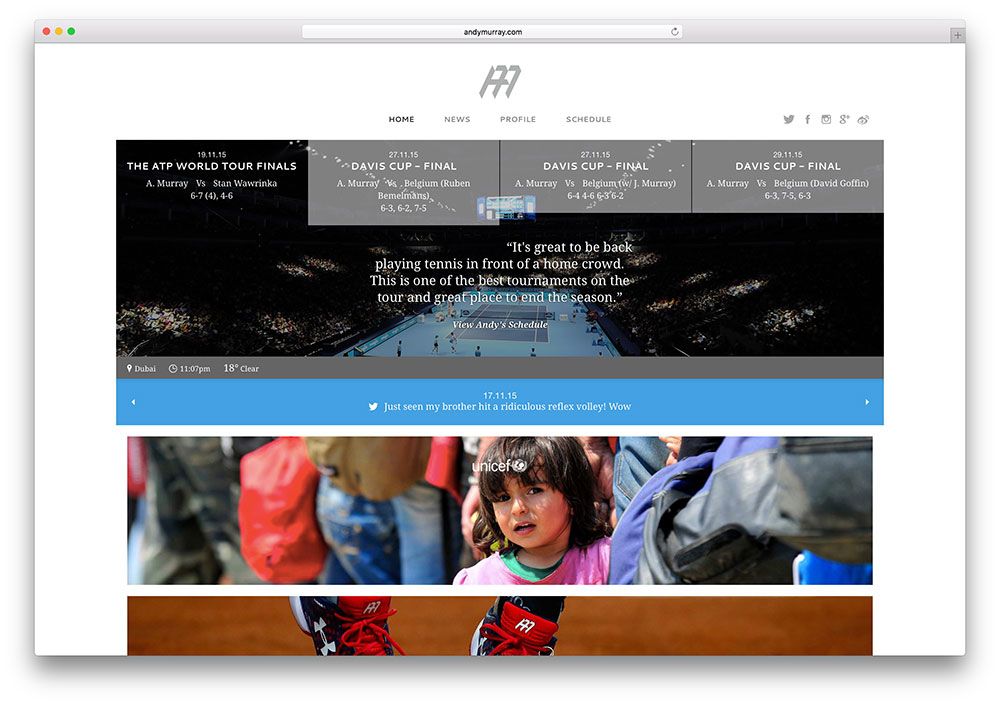 andymurray-tenis oyuncusu-web sitesi tabanlı wordpress