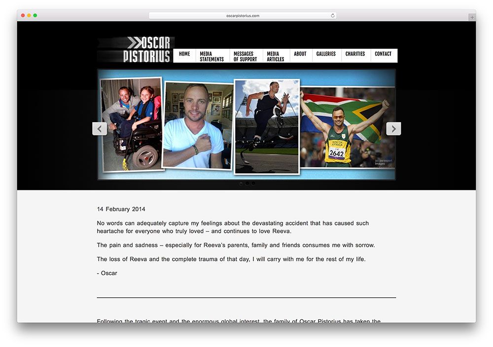 oscarpistorius-atlet-web sitesi-wordpress kullanarak