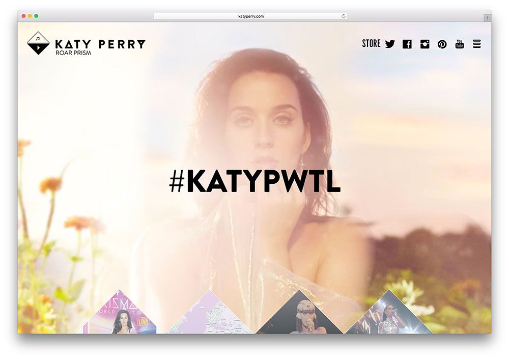 kattyperry-ünlü-şarkıcı-web sitesi-örnek-wordpress ile