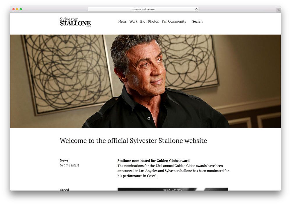 sylvesterstallone-ünlü-aktör-web sitesi-wordpress kullanan