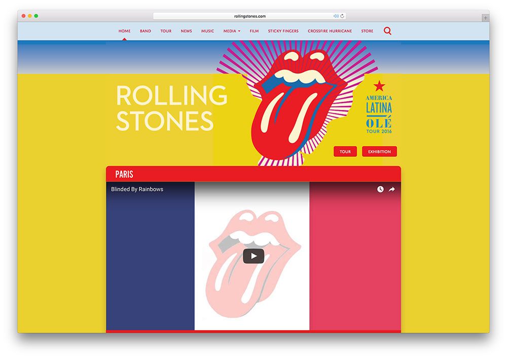 wordpress ile rollstones-rock-band-web sitesi