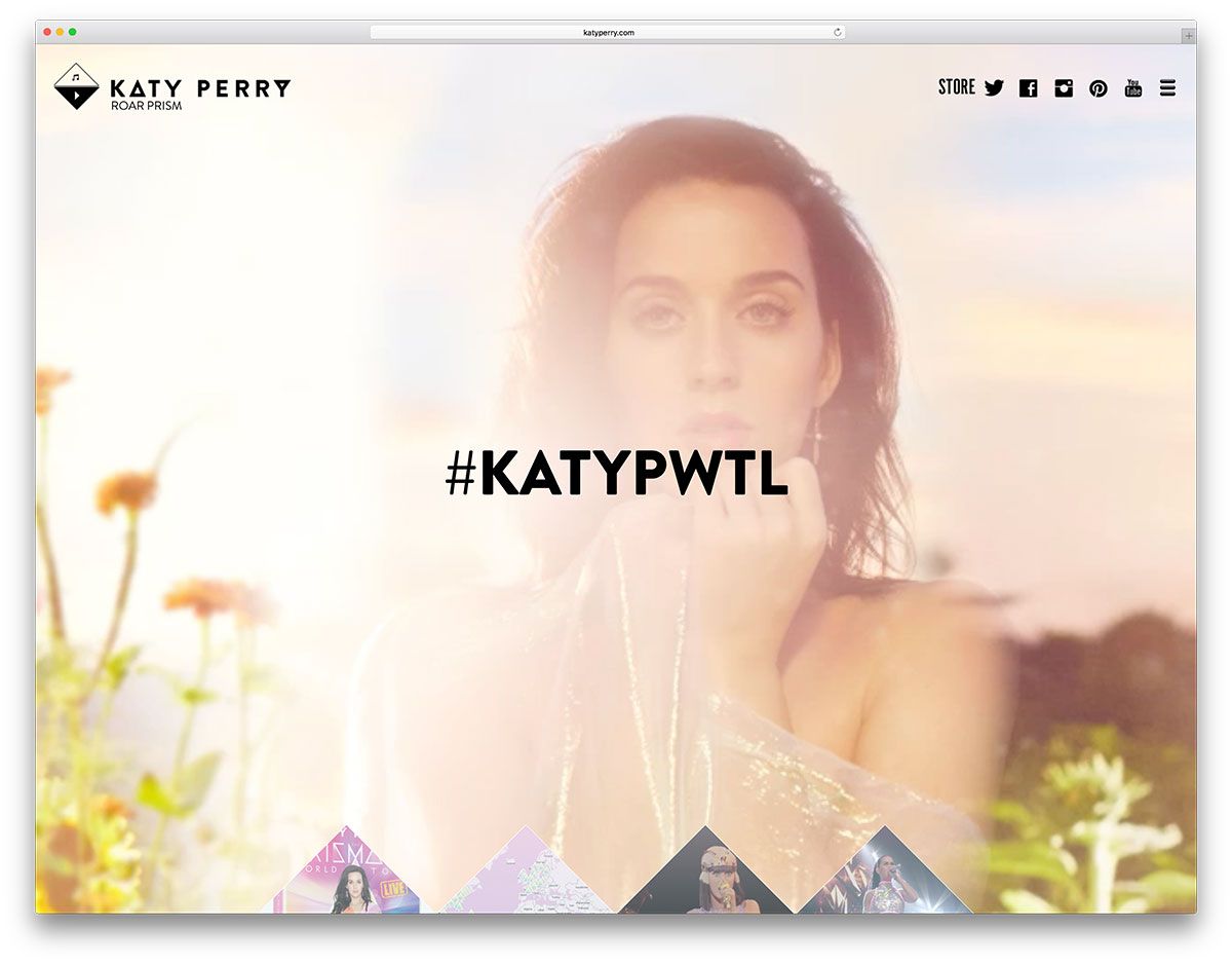 kattyperry-sanatçı-web sitesi tabanlı wordpress