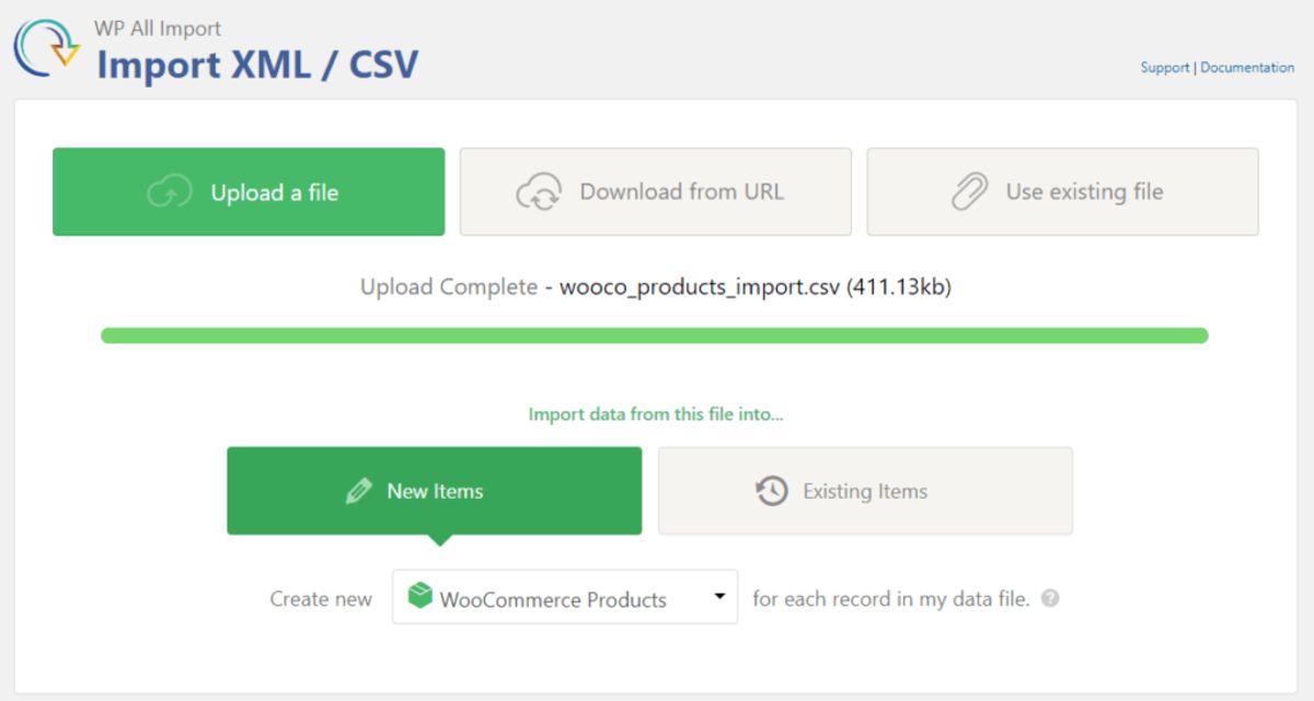 响应式 WooCommerce CSV 导入插件