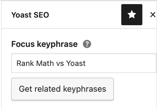 Yoast SEO キーワード密度