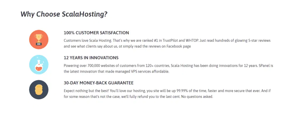 why choose scala hosting