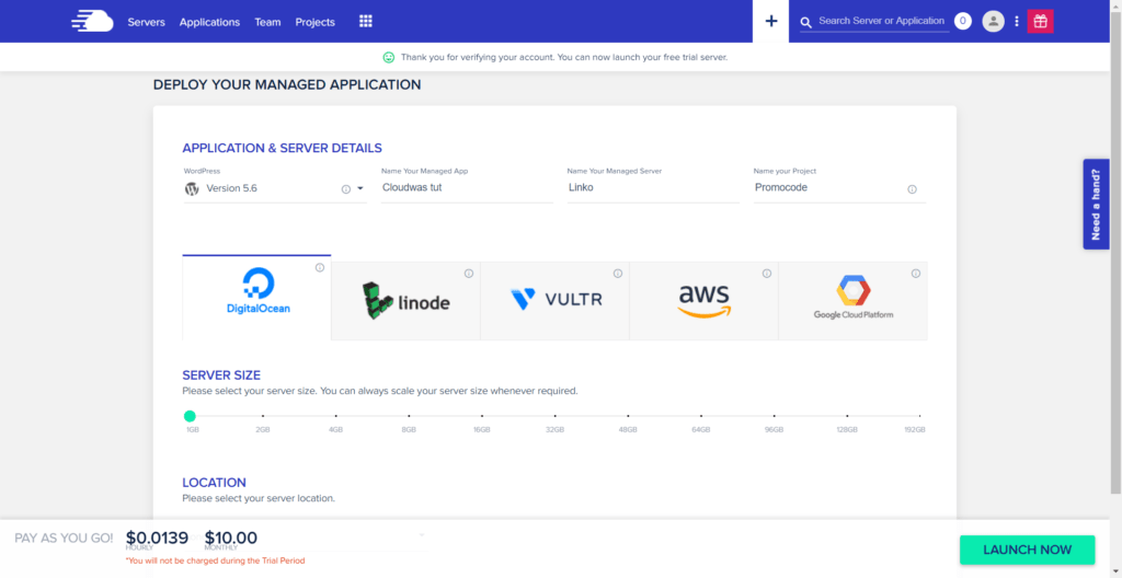 Cloudways hosting deploy