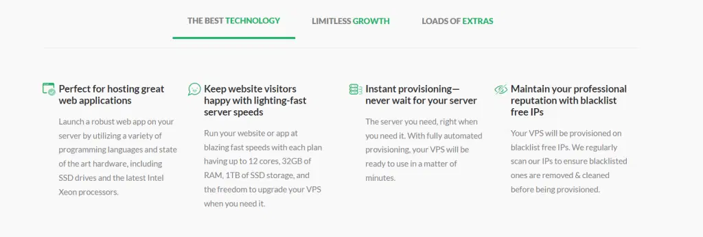 HostPapa VPS Features