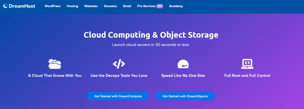 Dreamhost cloud