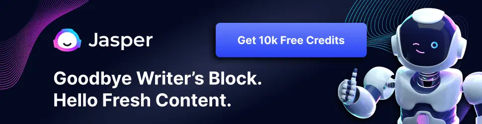 jasper.ai writer block end