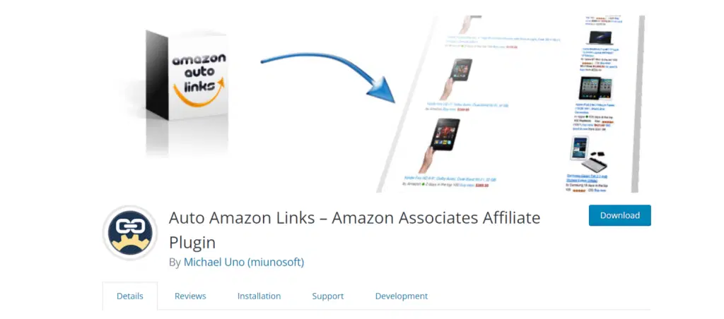 Auto Amazon Links