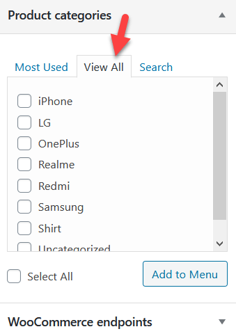pfo-add-woocommerce-categories-to-menu
