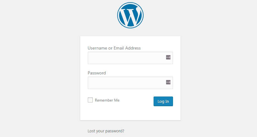 Autentificare WordPress