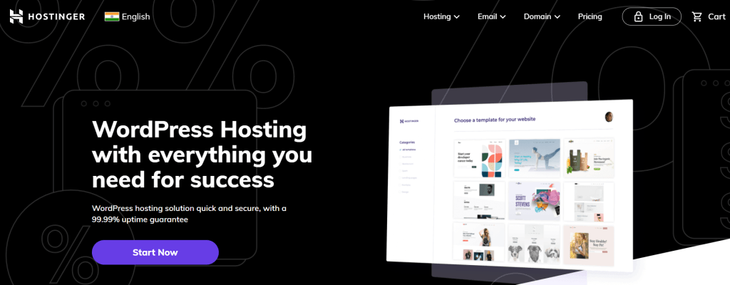 Hostinger Indian WordPress 