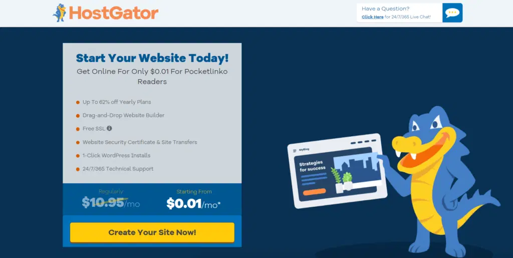 hostgator penny trial 30days