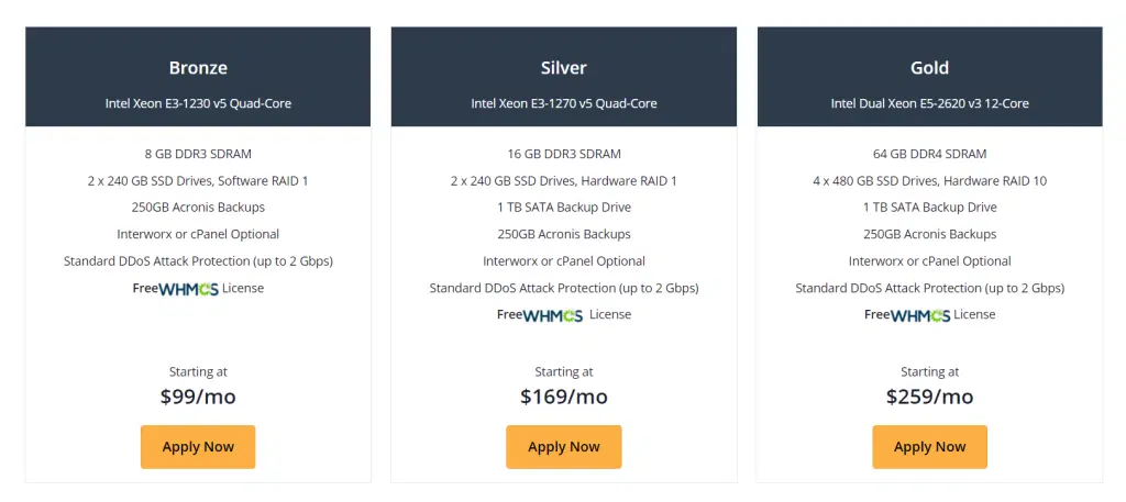 Liquid Web Reseller Hosting Pricing