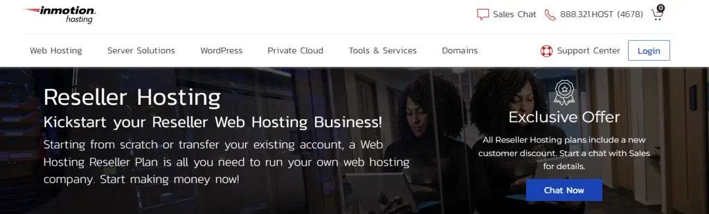 InMotion Reseller Hosting 