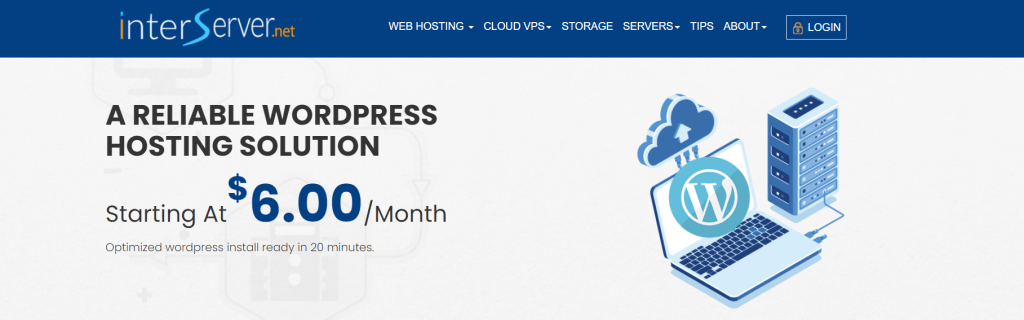 Interserver wordpress cloud vps