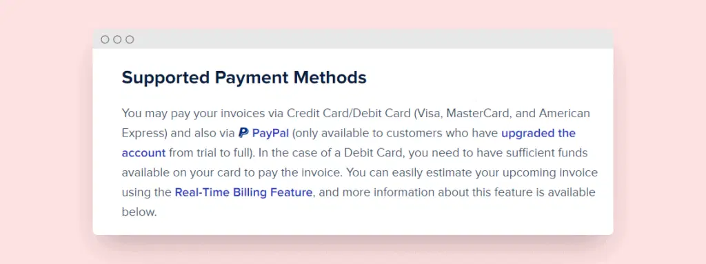 cloudways payment modes