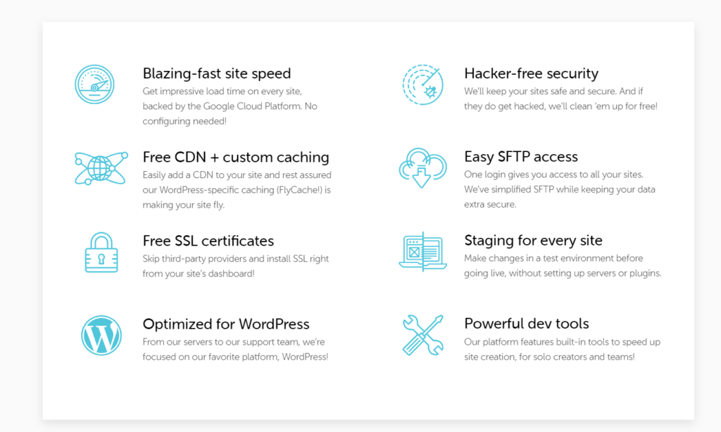 Flywheel features