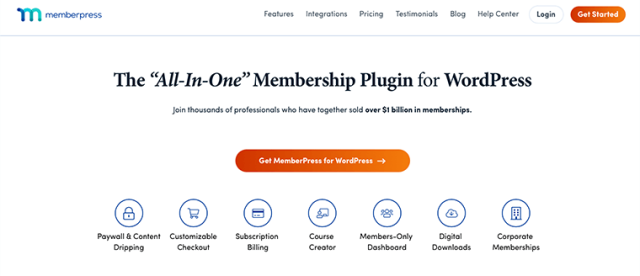 MemberPress WordPress 在线课程插件